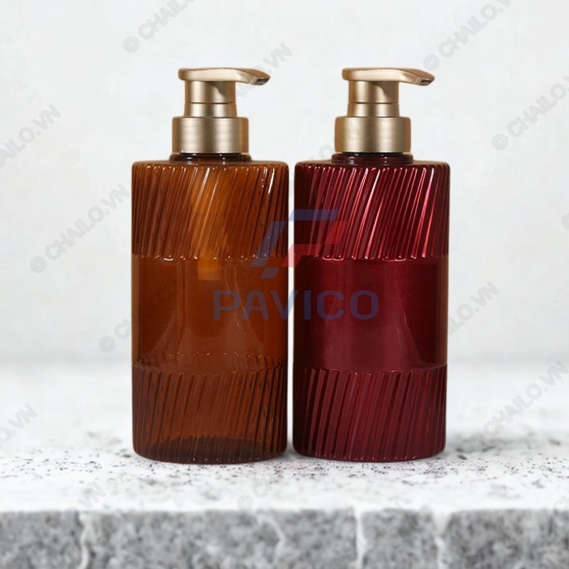 Chai đựng sữa tắm dầu gội mỹ phẩm 500ml luxury