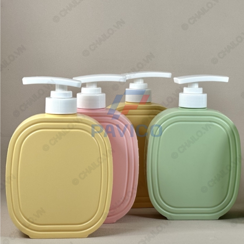 Chai đựng sữa tắm dầu gội mỹ phẩm 500ml