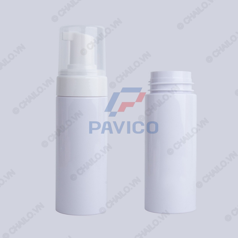 Chai đựng sữa tắm sữa rửa mặt đầu tạo bọt 200ml 250ml