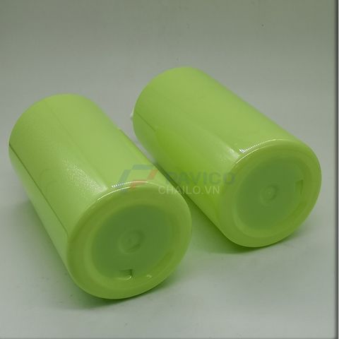Chai nhựa 500ml xanh lá nắp vòi nhấn đựng dầu gội sữa tắm
