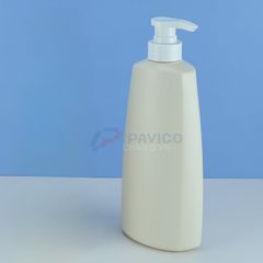 Chai nhựa chóp nón 750ml 450ml trắng ngà chiết mỹ phẩm