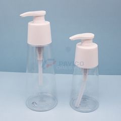Chai nhựa dáng thấp 300ml 500ml sữa rửa mặt dầu gội