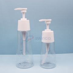 Chai nhựa dáng thấp 300ml 500ml sữa rửa mặt dầu gội
