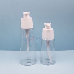 Chai nhựa dáng thấp 300ml 500ml sữa rửa mặt dầu gội