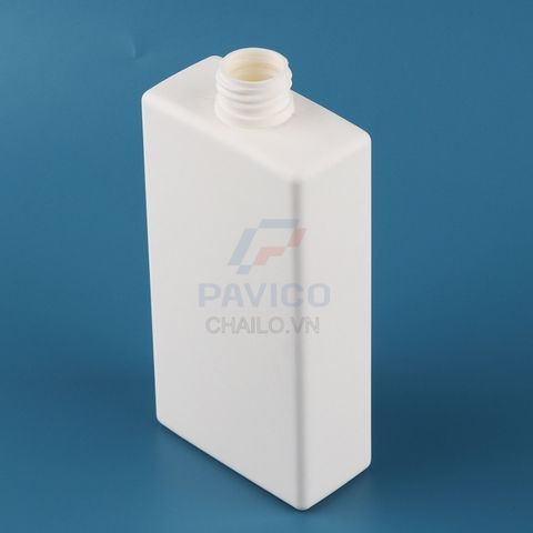 Chai nhựa dẹt chiết mỹ phẩm màu trắng nắp vặn 120ml 250ml