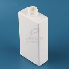 Chai nhựa dẹt chiết mỹ phẩm màu trắng nắp vặn 120ml 250ml