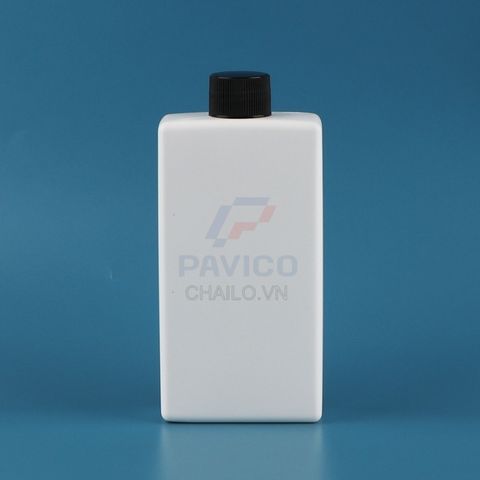 Chai nhựa dẹt chiết mỹ phẩm màu trắng nắp vặn 120ml 250ml