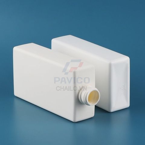 Chai nhựa dẹt chiết mỹ phẩm màu trắng nắp vặn 120ml 250ml