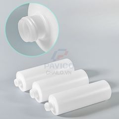 Chai nhựa đựng hóa chất trụ tròn trong mờ nắp vặn 500ml 1000ml