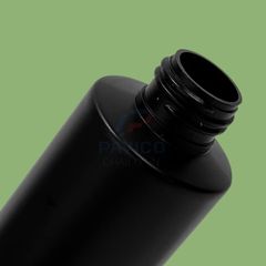 Chai nhựa đựng tinh dầu trụ trơn màu đen nắp vặn 100ml 250ml