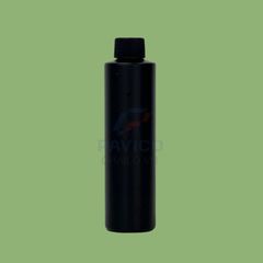 Chai nhựa đựng tinh dầu trụ trơn màu đen nắp vặn 100ml 250ml