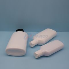 Chai nhựa hdpe 180ml 300ml 500ml đầu bơm kem nắp bật nắp vặn
