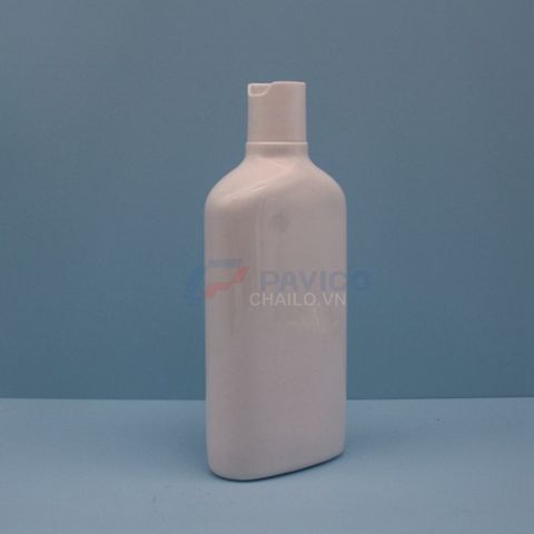 Chai nhựa hdpe 180ml 300ml 500ml đầu bơm kem nắp bật nắp vặn