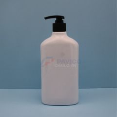 Chai nhựa hdpe 180ml 300ml 500ml đầu bơm kem nắp bật nắp vặn
