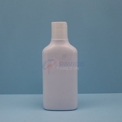 Chai nhựa hdpe 180ml 300ml 500ml đầu bơm kem nắp bật nắp vặn