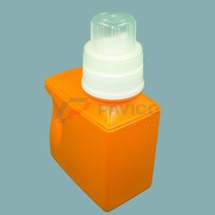Chai nhựa HDPE cam 1000ml đựng nước giặt nắp vặn bật tiện dụng