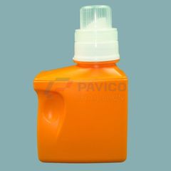 Chai nhựa HDPE cam 1000ml đựng nước giặt nắp vặn bật tiện dụng