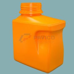 Chai nhựa HDPE cam 1000ml đựng nước giặt nắp vặn bật tiện dụng