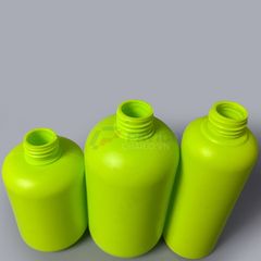 Chai nhựa hdpe tròn 250ml 400ml xanh nõn chuối nắp bật