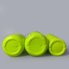 Chai nhựa hdpe tròn 250ml 400ml xanh nõn chuối nắp bật