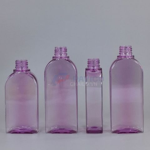 Chai nhựa pet 150ml 200ml nắp bật nắp xịt đầu bơm kem