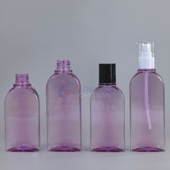 Chai nhựa pet 150ml 200ml nắp bật nắp xịt đầu bơm kem
