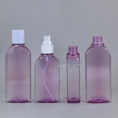 Chai nhựa pet 150ml 200ml nắp bật nắp xịt đầu bơm kem