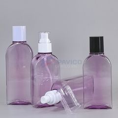 Chai nhựa pet 150ml 200ml nắp bật nắp xịt đầu bơm kem