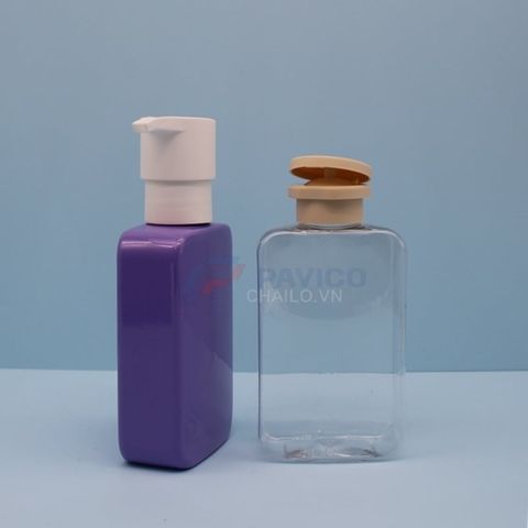 Chai nhựa pet vuông 250ml 150ml đựng cho mỹ phẩm