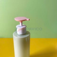 Chai nhựa PET xanh khói cổ 28 500ml đầu bơm mỏ vịt