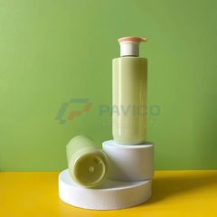 Chai nhựa PET xanh khói cổ 28 500ml đầu bơm mỏ vịt