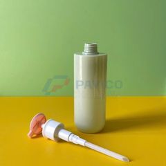Chai nhựa PET xanh khói cổ 28 500ml đầu bơm mỏ vịt