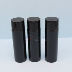 Chai pet đen nắp vặn 100ml 200ml đựng mỹ phẩm màu đen