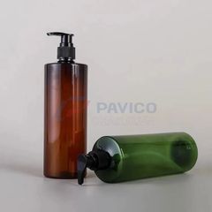 Chai PET trắng đục 750ml nắp bạc đựng lotion hoặc sữa dưỡng thể