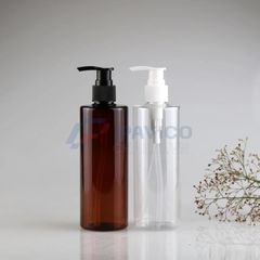 Chai PET trắng đục 750ml nắp bạc đựng lotion hoặc sữa dưỡng thể