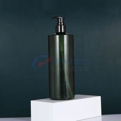 Chai PET trắng đục 750ml nắp bạc đựng lotion hoặc sữa dưỡng thể