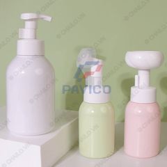 Chai sữa rửa mặt kem dưỡng da sữa tắm nắp tạo bọt 350ml 500ml