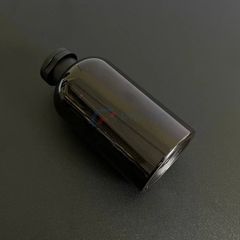 Chai vai bầu 200ml 350ml đựng dầu gội sữa tắm nam đen bóng nắp bật
