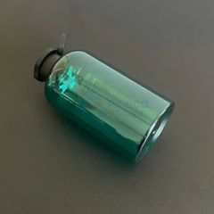 Chai vai bầu 200ml 350ml đựng dầu gội sữa tắm xanh ngọc trong nắp bật