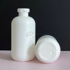 Chai vai bầu 500ml 1000ml dầu gội refill full trắng mờ nắp bật