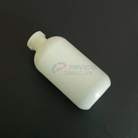Chai vai bầu 500ml 1000ml dầu gội refill full trắng mờ nắp bật