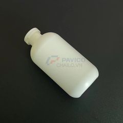 Chai vai bầu 500ml 1000ml dầu gội refill full trắng mờ nắp bật