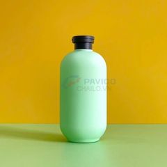 Chai vai bầu 500ml 750ml refill xanh mint nắp vặn