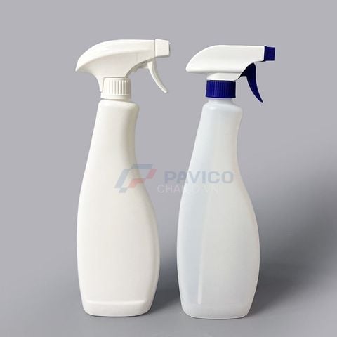 Chai xịt 500ml 250ml đựng dịch trắng nắp xịt phun sương