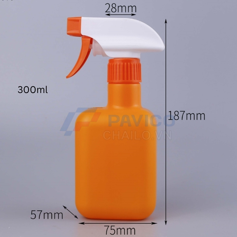 Chai xịt 500ml vòi khóa trong đựng dung dịch vệ sinh đa năng