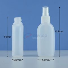Chai xịt khử trùng cầm tay 50ml 120ml trắng nắp xịt phun sương