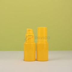 Chai xịt nhấn 50ml 30ml đựng serum chấm mụn màu vàng