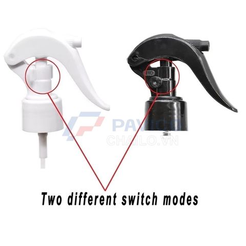Chai xịt PET 300ml nắp Trigger nhiều màu đựng dung dịch rửa tay