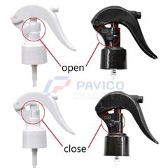 Chai xịt PET 300ml nắp Trigger nhiều màu đựng dung dịch rửa tay