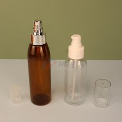 Chai xịt phun sương 50ml 100ml nhựa pet trong nâu